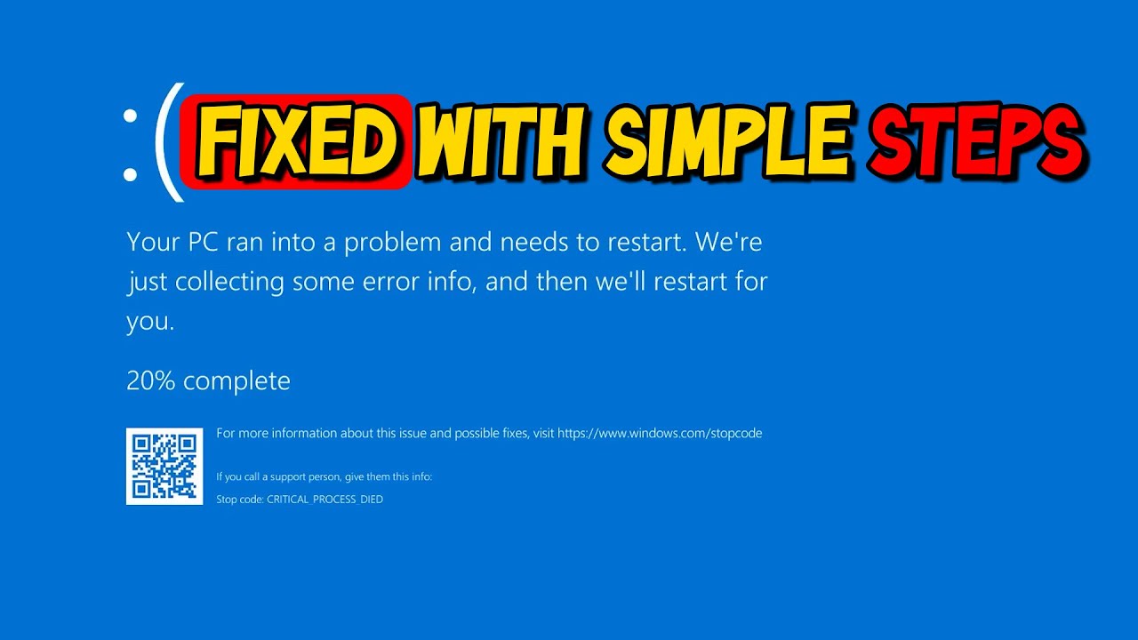 На вашем компьютере возникла проблема, и вам необходимо перезагрузить Windows 11/10