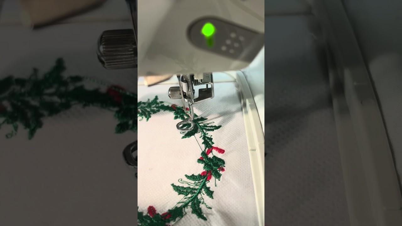 Embroidery on the Singer Quantum XL-1000