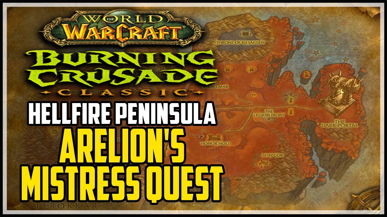 Arelion's Mistress WoW TBC Quest