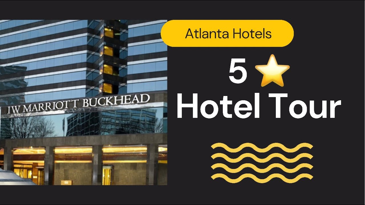 5 Star Hotel Tour ⭐️ Review | JW Marriott Hotel in Buckhead + Hotel Amenities | Self Care Weekend
