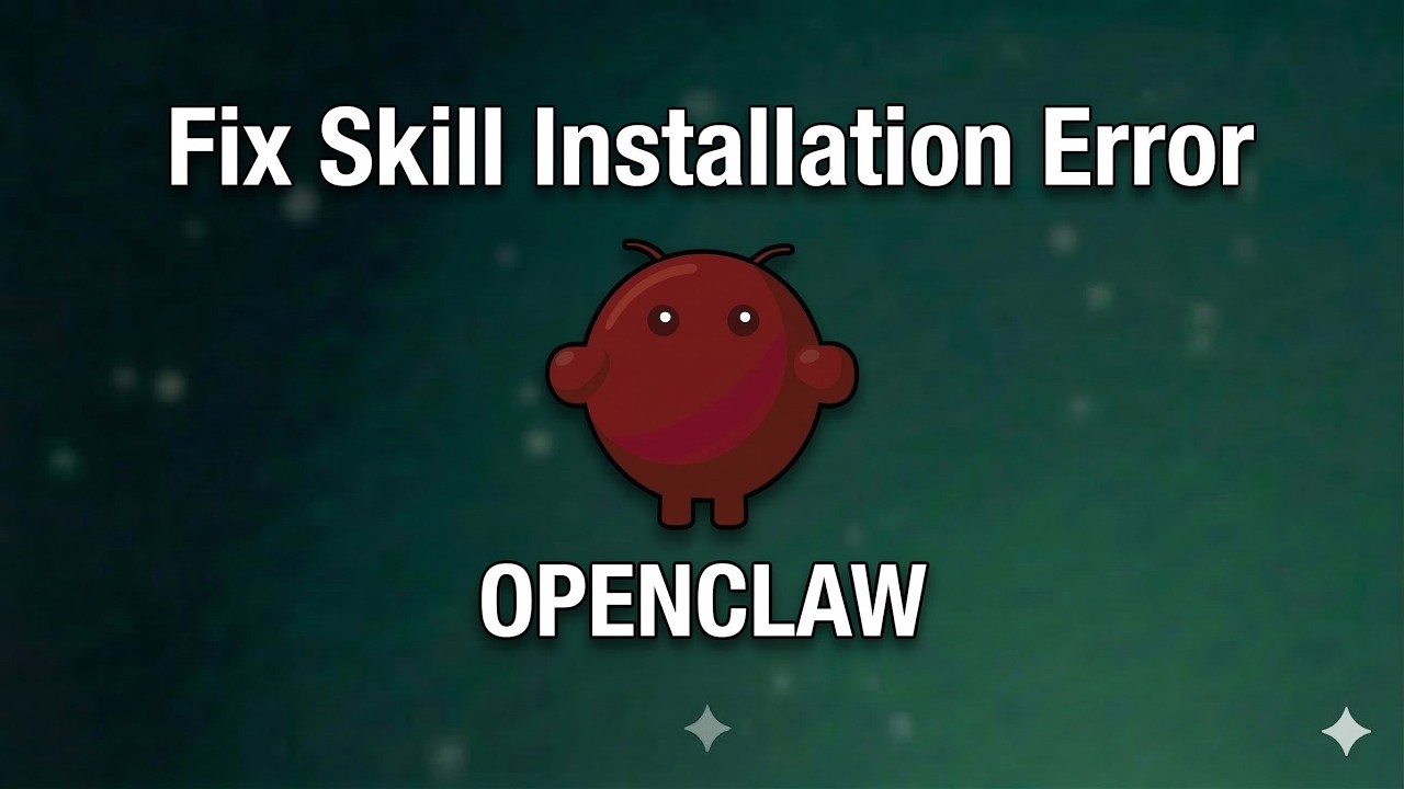 How to Fix OpenClaw Skill Installation Error | ClawdBot, MoltBot