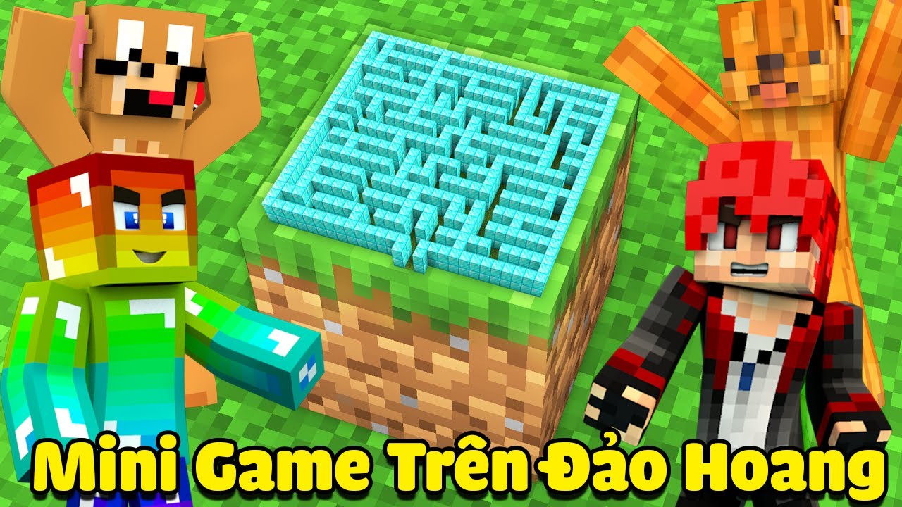 MINI GAME : TỔNG HỢP TRÒ CHƠI TRÊN ĐẢO HOANG ** NOOB KHÓC THÉT VÌ QUÁ ĐEN ĐỦI