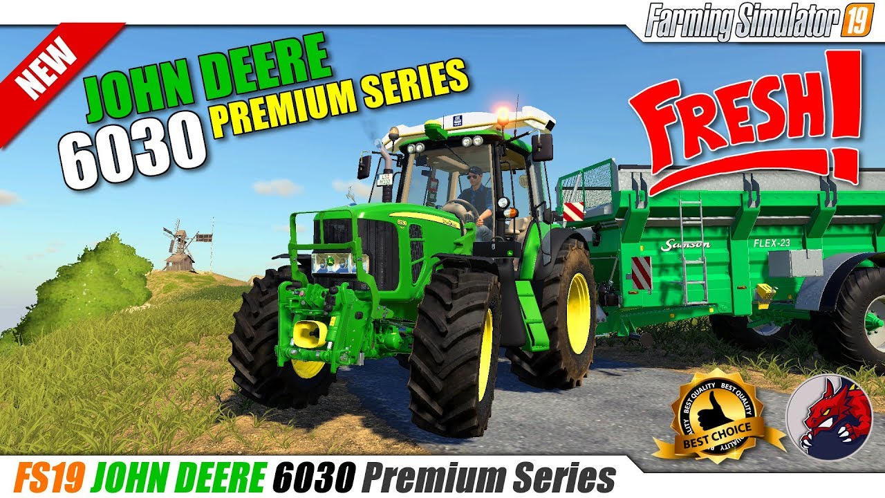 FS19 | JOHN DEERE 6030 Premium Series - review