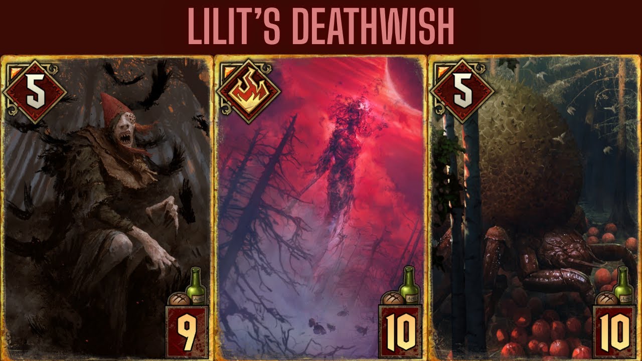 Gwent | Lilit's (Omen) Deathwish ft. Weavess Incantation | MO Overwhelming Hunger Deck