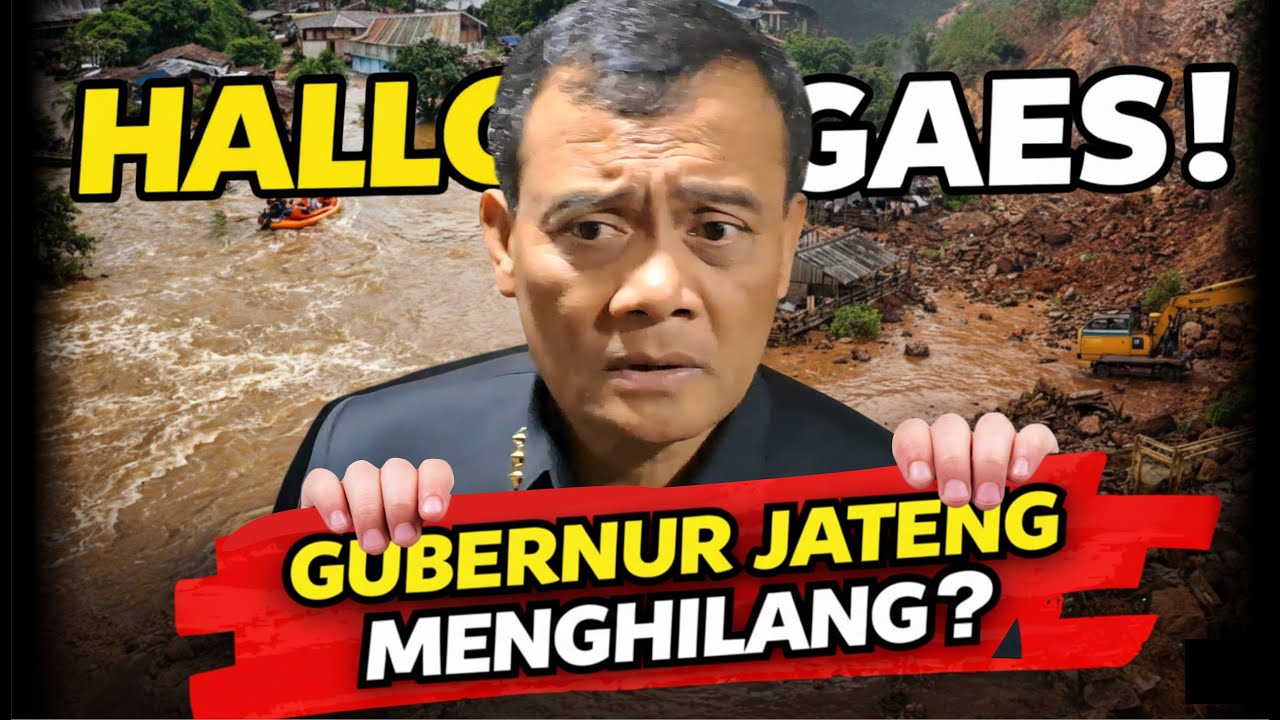 🔴 RAIB SAAT BENCANA, Gubernur Jateng DICARI Netizen