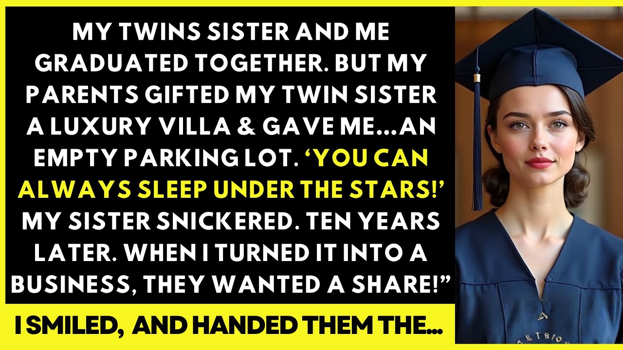 At My Graduation, My Parents Gifted My Twin Sister A Luxury Villa—I Got An Empty Lot...