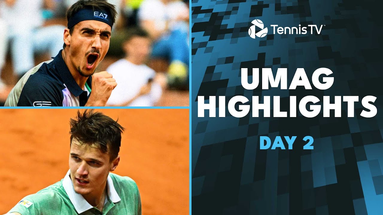 3-Hour Sonego vs Poljicak Rollercoaster; Mensik & Popyrin Play | Umag 2024 Day 2 Highlights