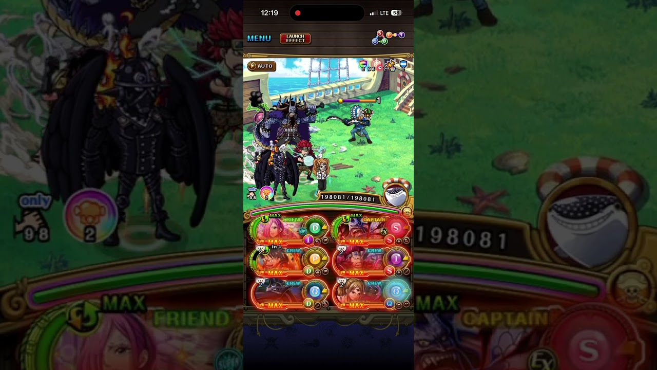 OPTC - TM - Treasure Map vs Kid/ Big Mom - no new own unit - FC sanji - easy and safe