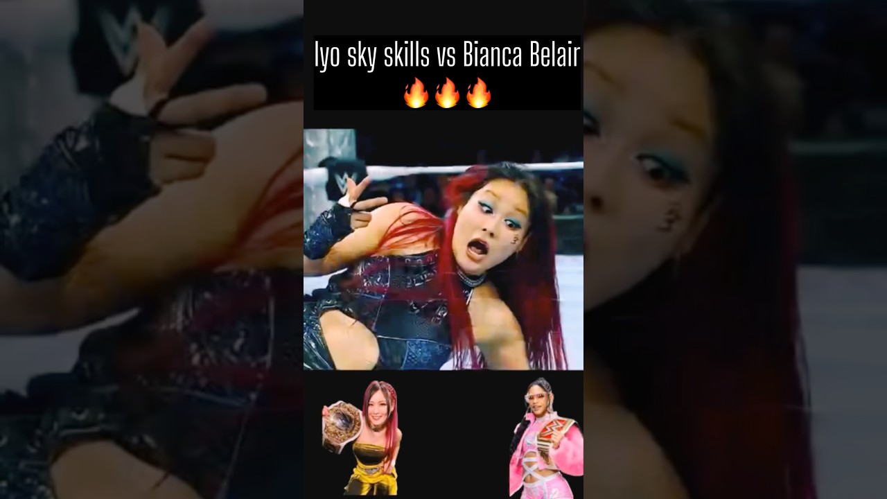 Iyo Sky crazy skills vs Bianca Beliar 💫💥