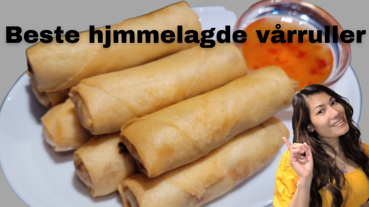 Beste Hjemmelagde vårruller / How to make spring rolls #thaimat  #Kanokluck