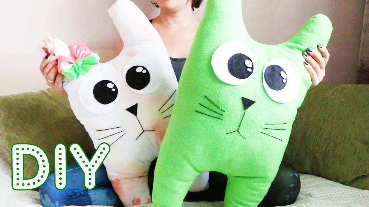 Как сделать МИЛУЮ ПОДУШКУ из наволочки  / DIY NataliDoma
