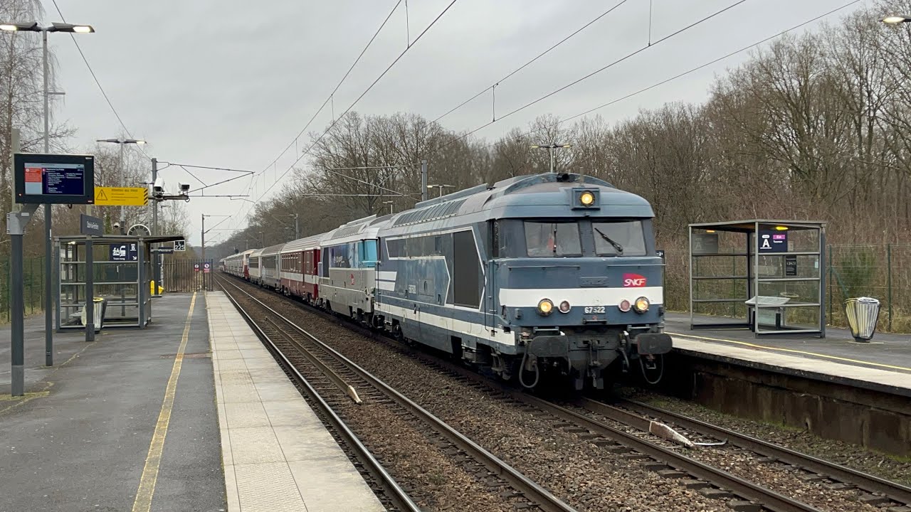 Spot RER-E MI2N EOLE Z22500 , CMR et HLP , en gare de Ozoir-la- Ferrière