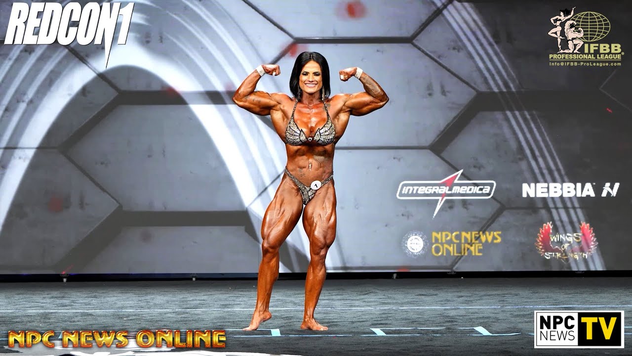 2025 IFBB Women's Bodybuilding Olympia 5th Place Alcione Santos Barreto Posing Routine 4K Video