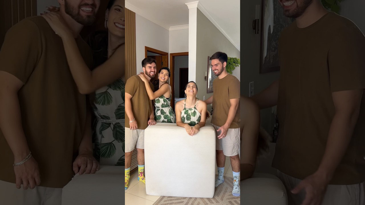 Isso que &eacute; falha na matrix 😱 #casal #twinmoments #couple #funny #funny #twins #humor #comedy