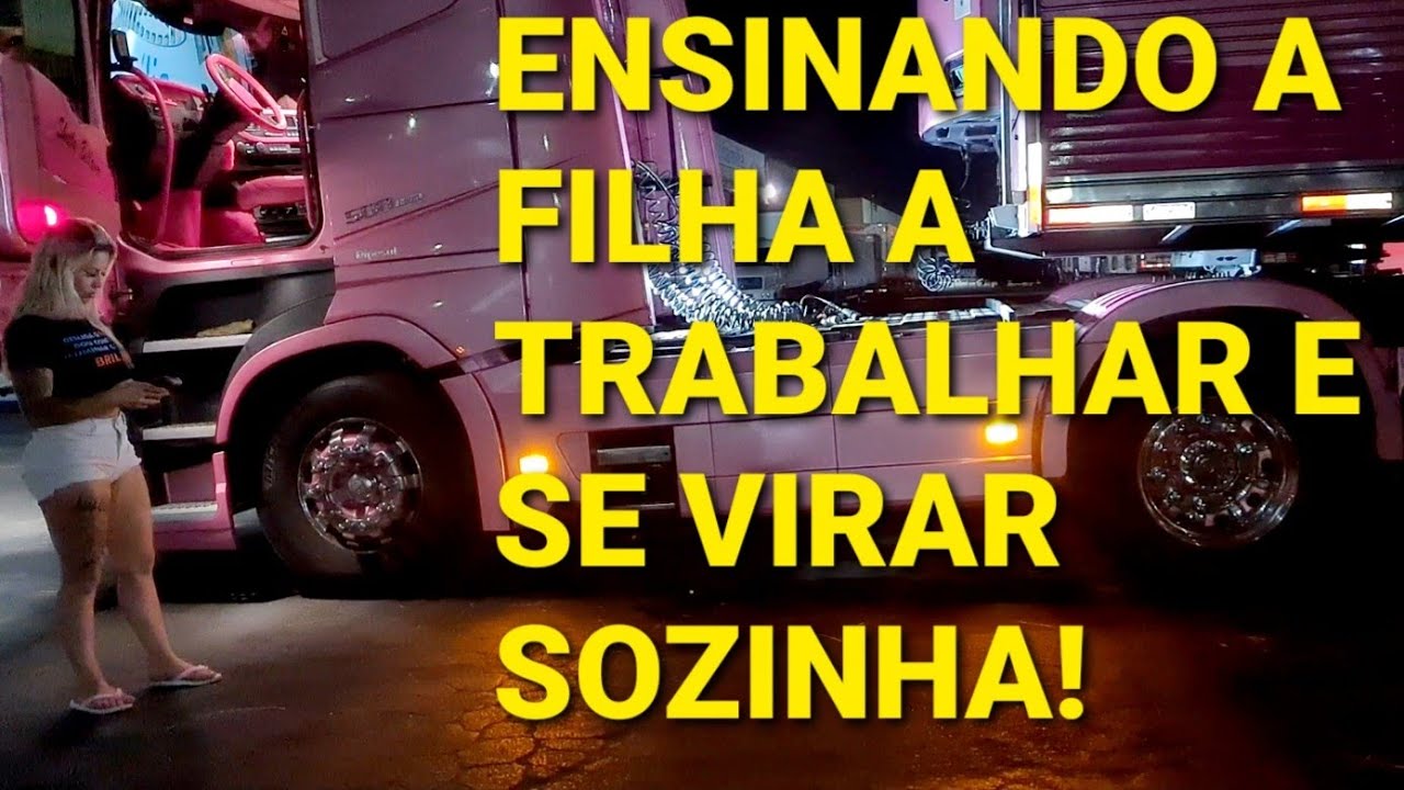 HORA DO DESENGATE ENSINANDO A FILHA! NO CEASA É ASSIM! #CAMINHONEIRA #SHEILABELLAVER #TAURUS