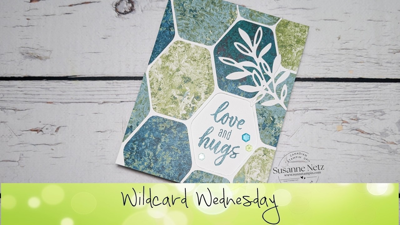 Открытка «Зеленая аллея» с использованием продукции Stampin' Up!® #stampinup #sunnstampin