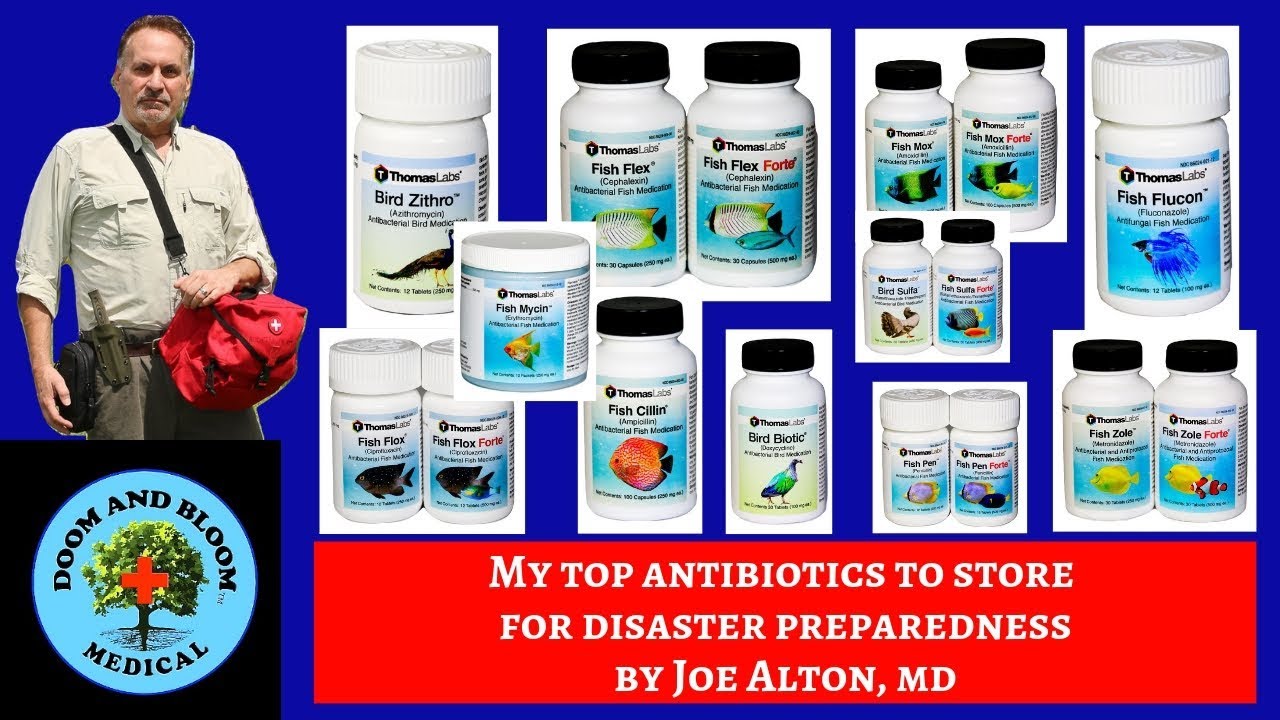 My Top Antibiotics to Store for Preparedness, by Dr. Joseph Alton