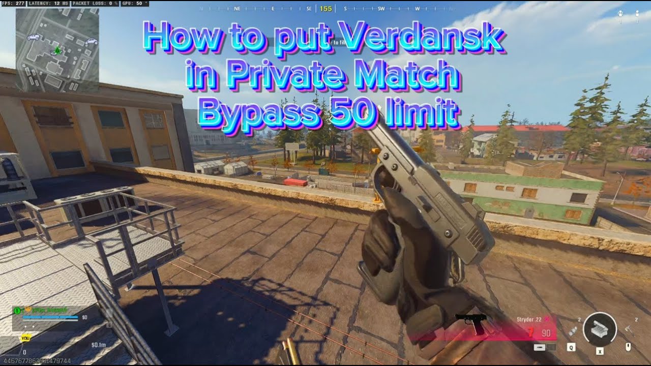 How to start a Wz Private Match without the 50 Player Limit Glitch for Verdansk (season 3 reloaded)