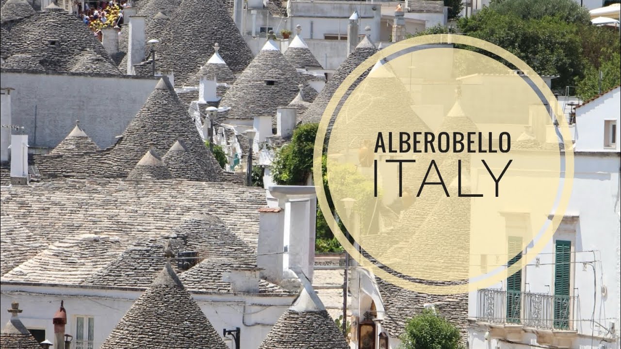 Alberobello, Puglia, Italy. A town of fairytale trulli houses. Drone flight. 2025. 4K video