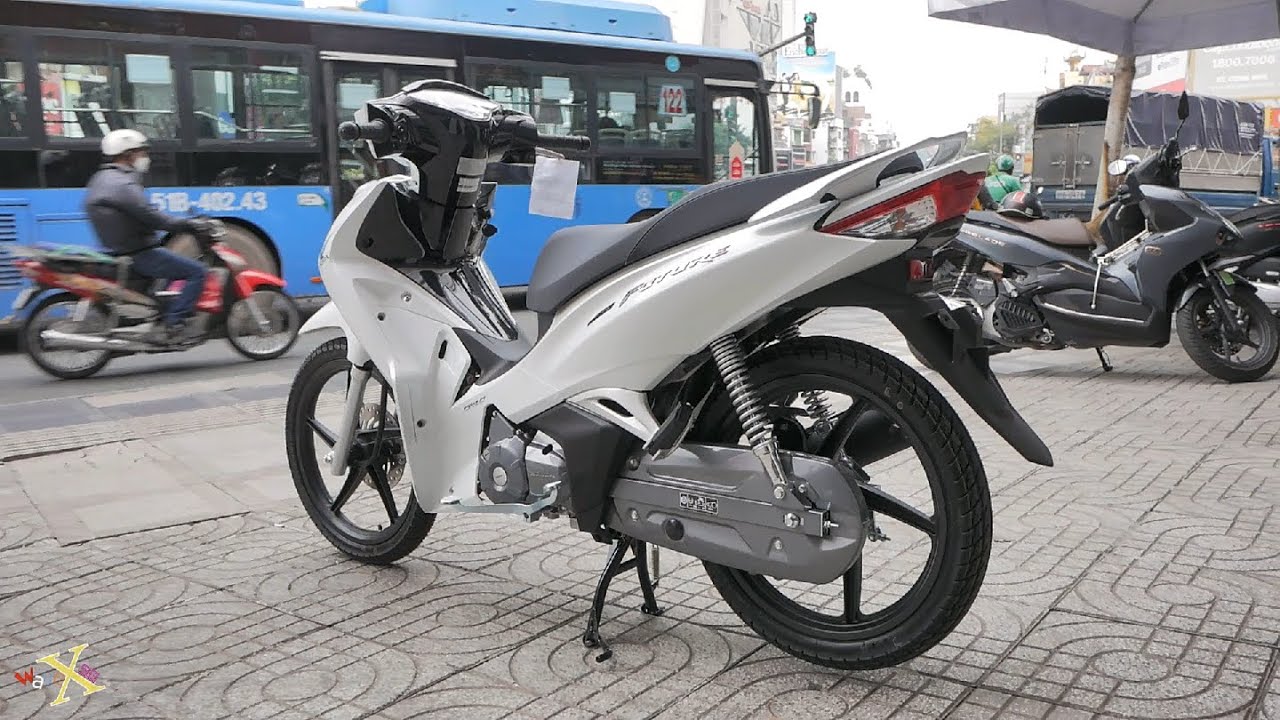 Honda Future 125 2022 Trắng Đen - Wave 125i White Black 2022 - Walkaround