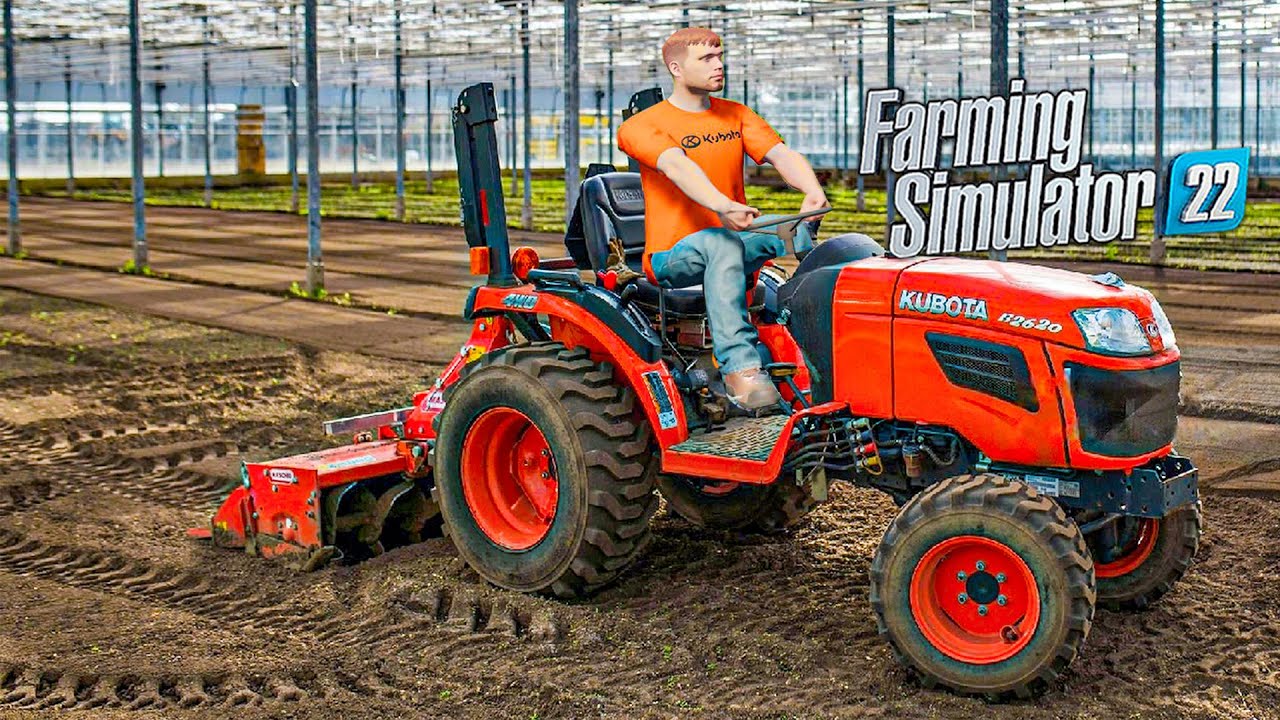 Renovating abandoned garden with MINI TRACTORS on Farming Simulator 22
