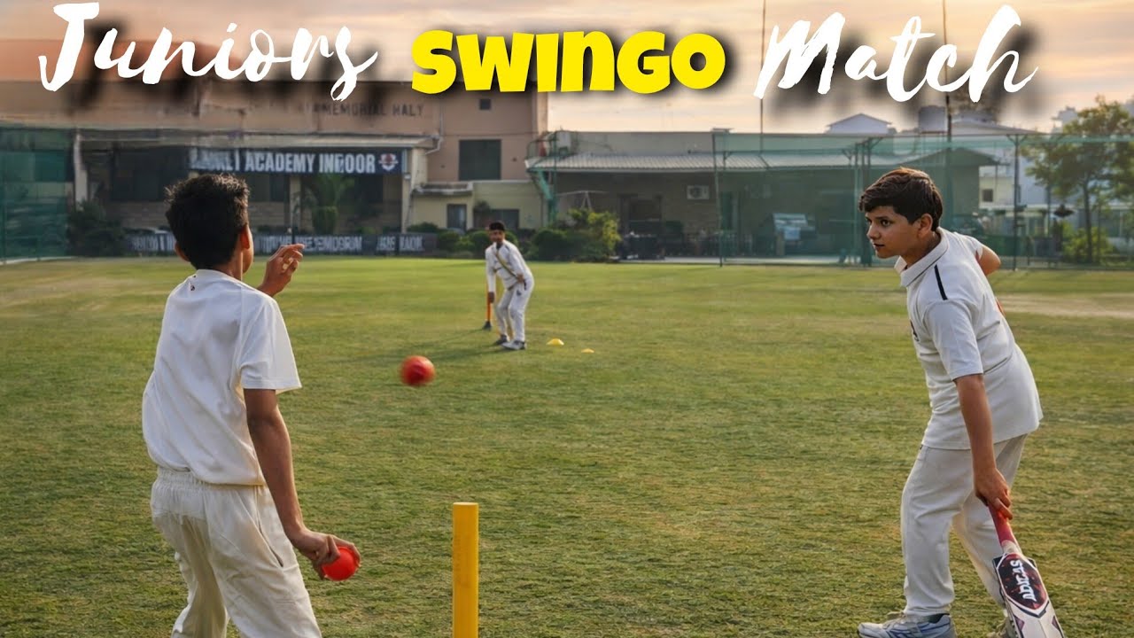 How juniors play swingo match ?🏏 ||  Part 1 ||#swingomatch #cricketvlog #unlimitedfun 