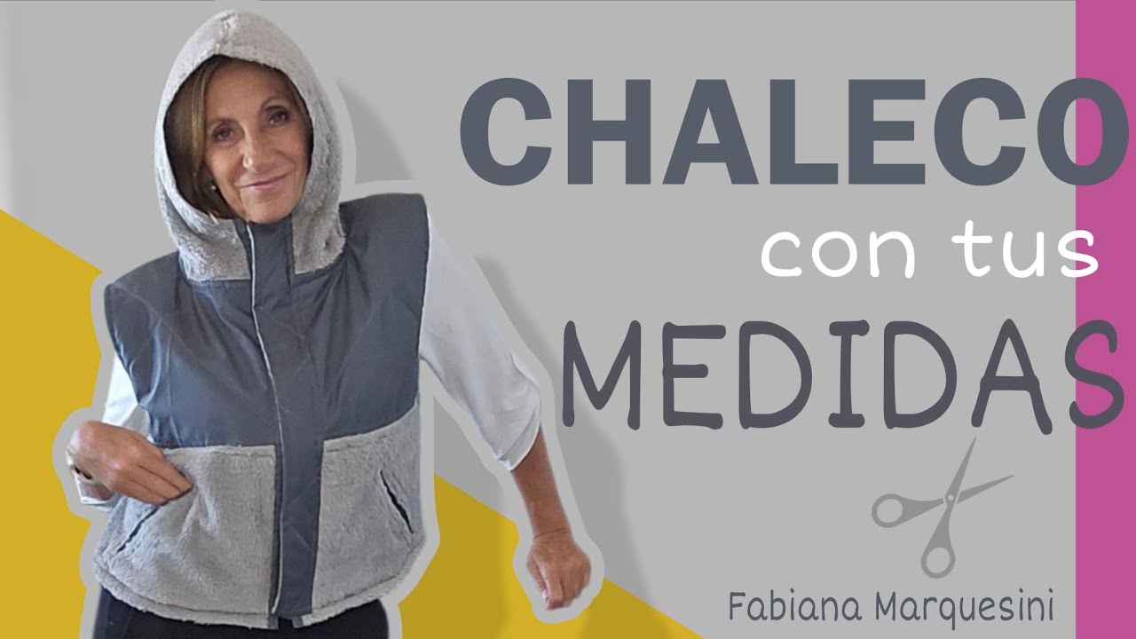Cómo hacer un CHALECO  de tendencia - Fabiana Marquesini - 684