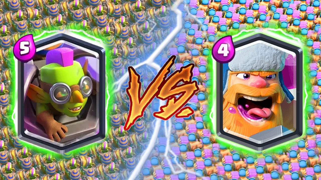 GOBLIN MACHINE Vs LUMBERJACK - Clash Royale Challenge