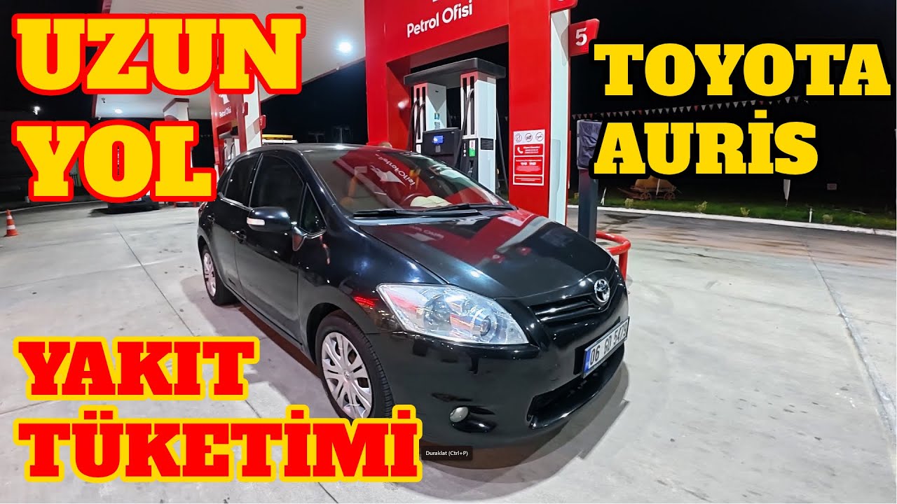 TOYOTA AURİS UZUN YOL YAKIT TÜKETİMİ! 1.6 BENZNLİ TAM OTOMATİK