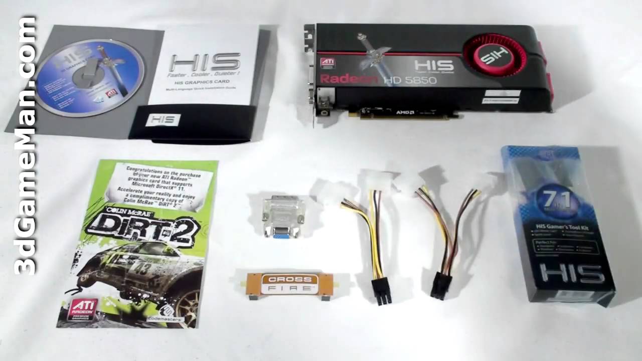 #1099 - HIS HD 5850 1GB GDDR5 Video Card Video Review