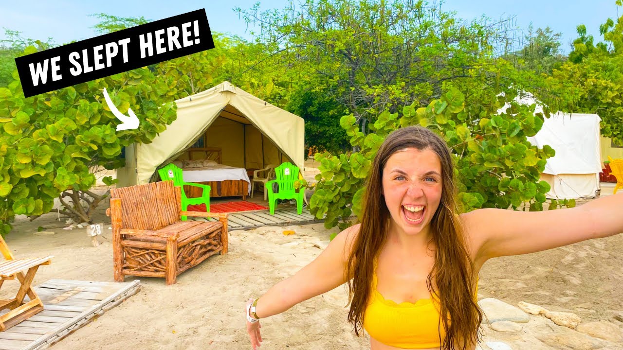 BEACH FRONT GLAMPING RESORT in the DOMINICAN REPUBLIC 🇩🇴 (Bahia de las Aguilas)