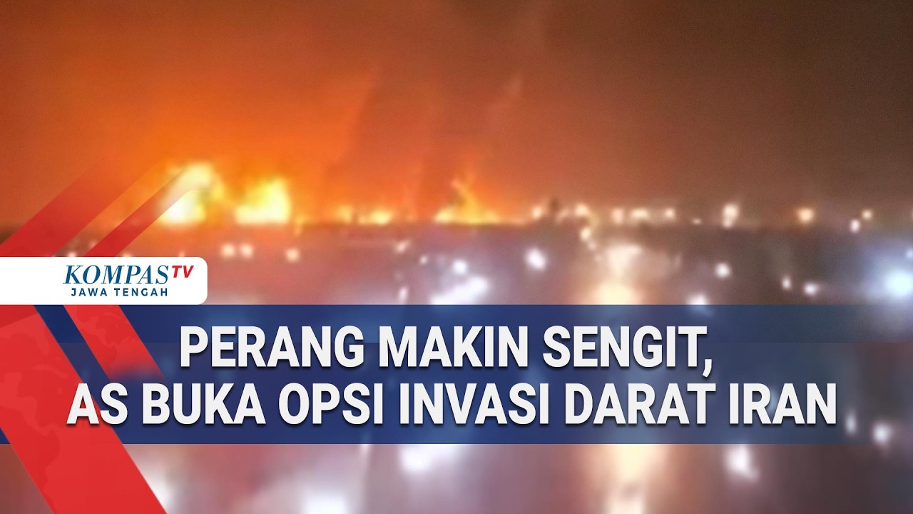 Perang Makin Sengit, AS Buka Opsi Invasi Darat Iran