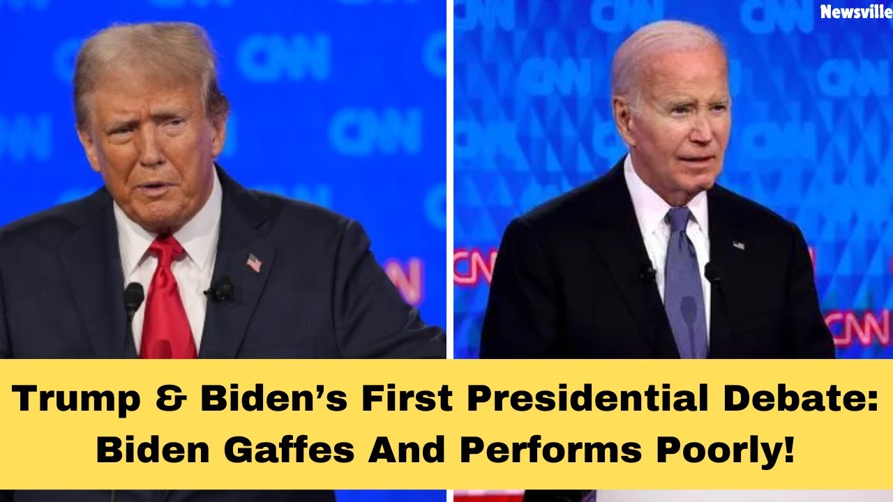 Joe Biden&rsquo;s Gaffe -filled Presidential Debate Performance: Democrats Panic!