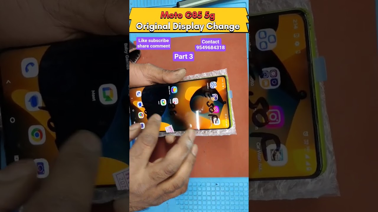 Moto G85 5g Original Display Replacement 