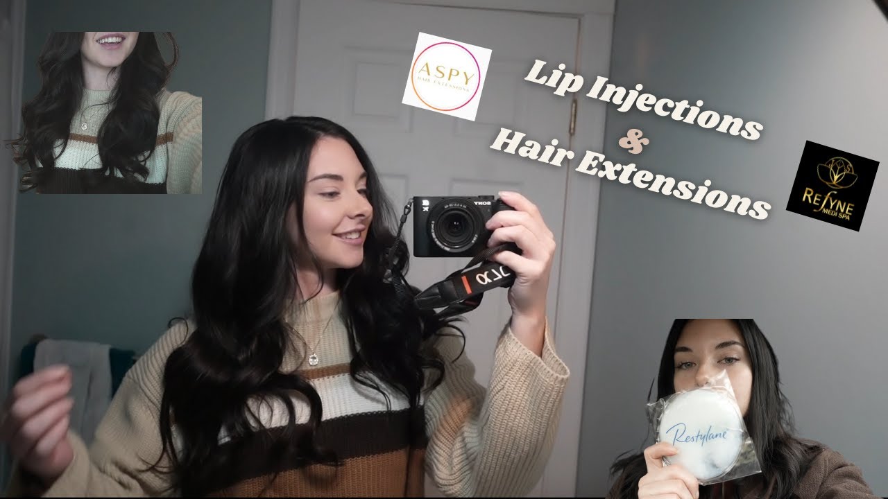 Glow Up Vlog! Lip Injections & Hair Extensions! OBSESSED!