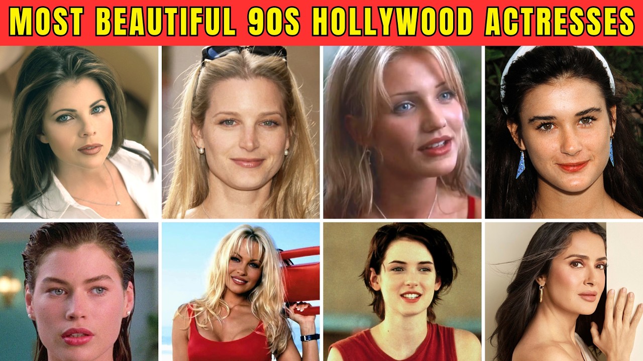 Most Beautiful 90s Hollywood Actresses: Then & Now