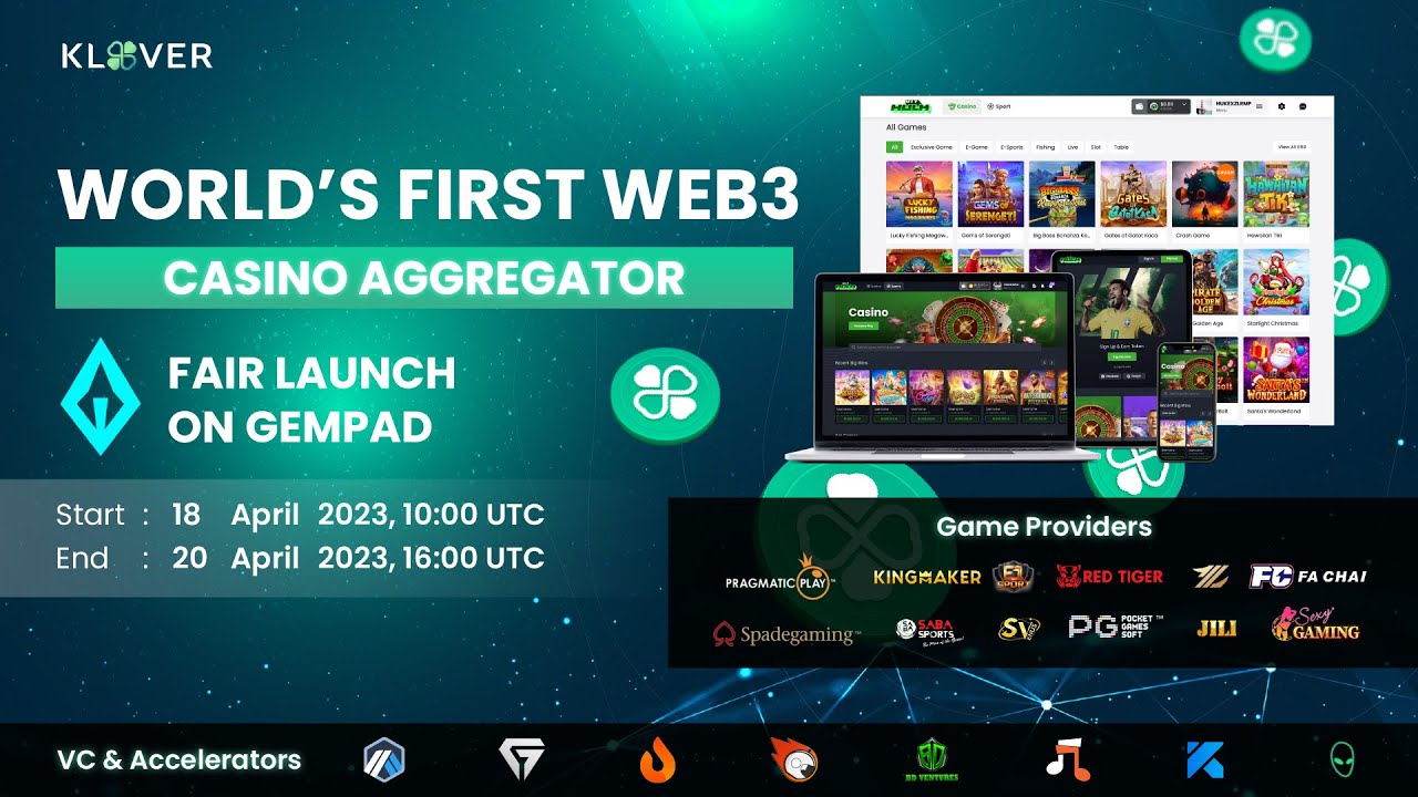 World's First Web3 Casino Aggregator | Fair launch on GemPad