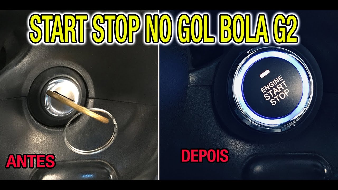 COMO INSTALAR START STOP EM SEU CARRO GOL BOLA G3 G4 star stop button #DIY FAÇA VOCÊ MESMO