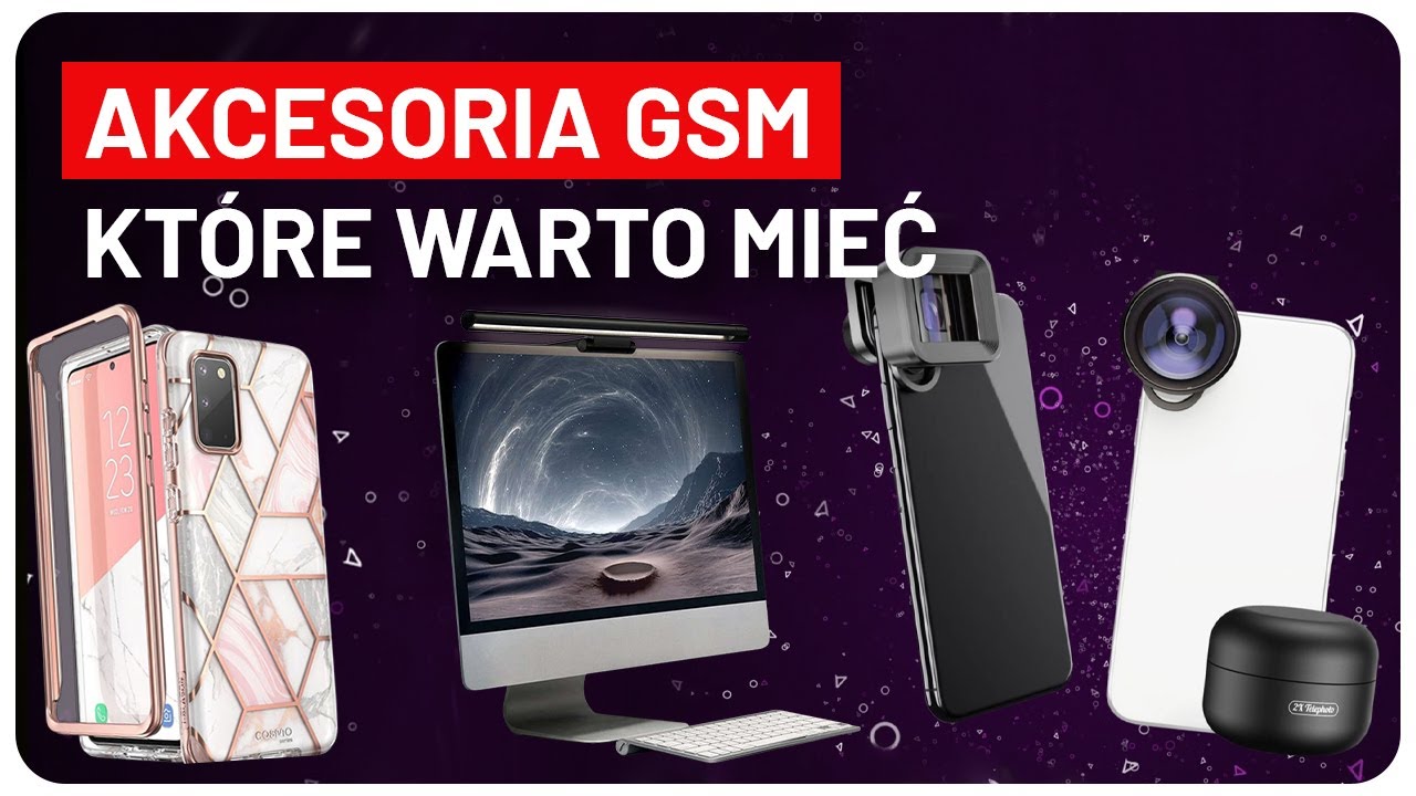 Najlepsze akcesoria GSM - usprawnij i zabezpiecz sw&oacute;j telefon, tablet, smatwatch z 4kom.