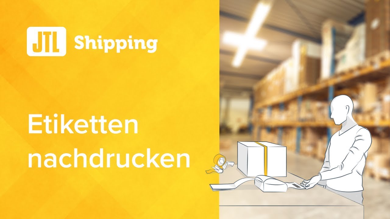 Versandetiketten nachdrucken mit JTL-Wawi