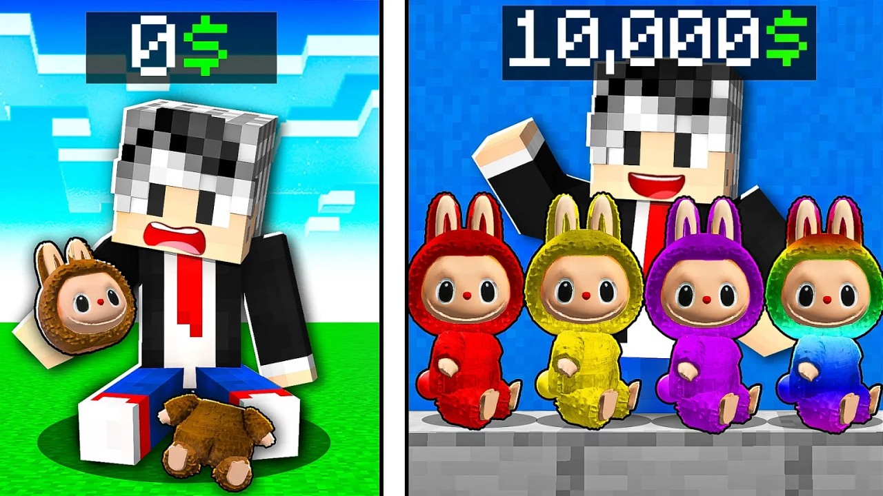 LABUBU Satarak MİLYONER Oldum - Minecraft