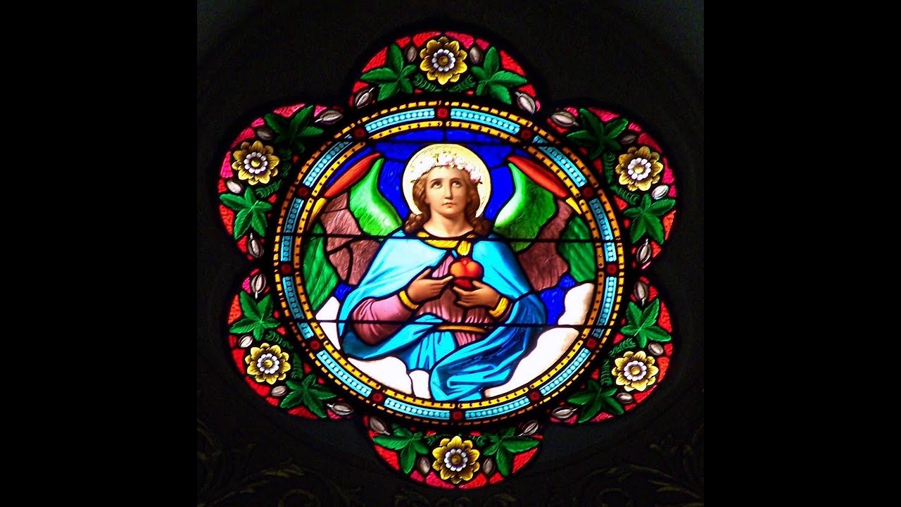 Seven Stained Glass Windows: Virtue of Charity