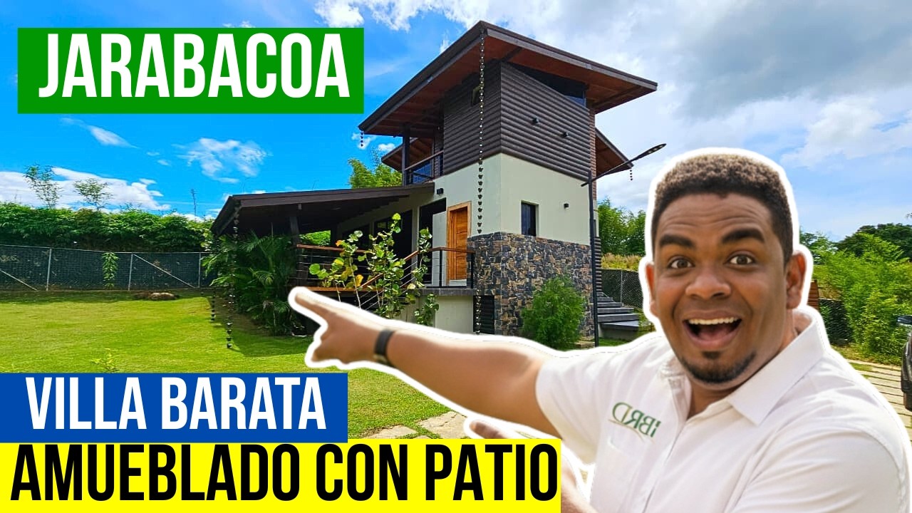 JARABACOA 🌄| VILLA EN VENTA | PROPEIDAD EN JARABACOA ✨ | CERCA DEL RIO 👉 | PATIO 🌳| JACUZZI 🌞