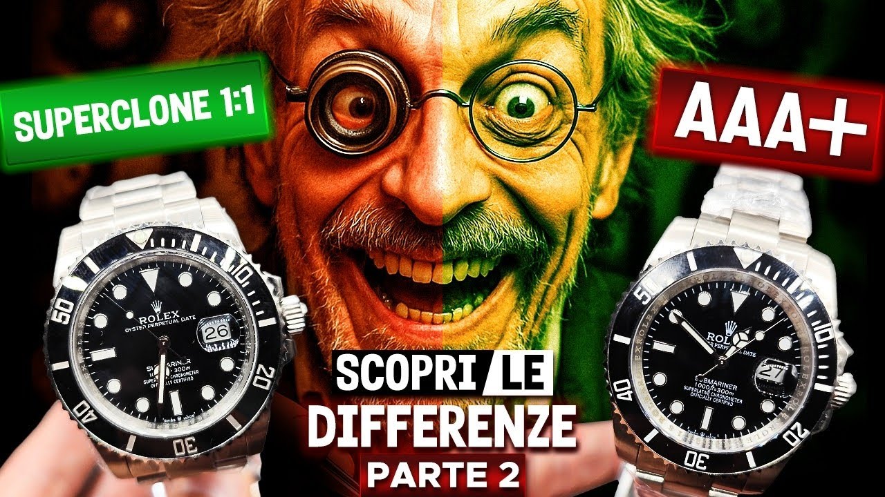 Submariner 41mm a Confronto: Superclone o Replica AAA? Solo Uno &egrave; da Veri Esperti! 🕵️&zwj;♂️⌚