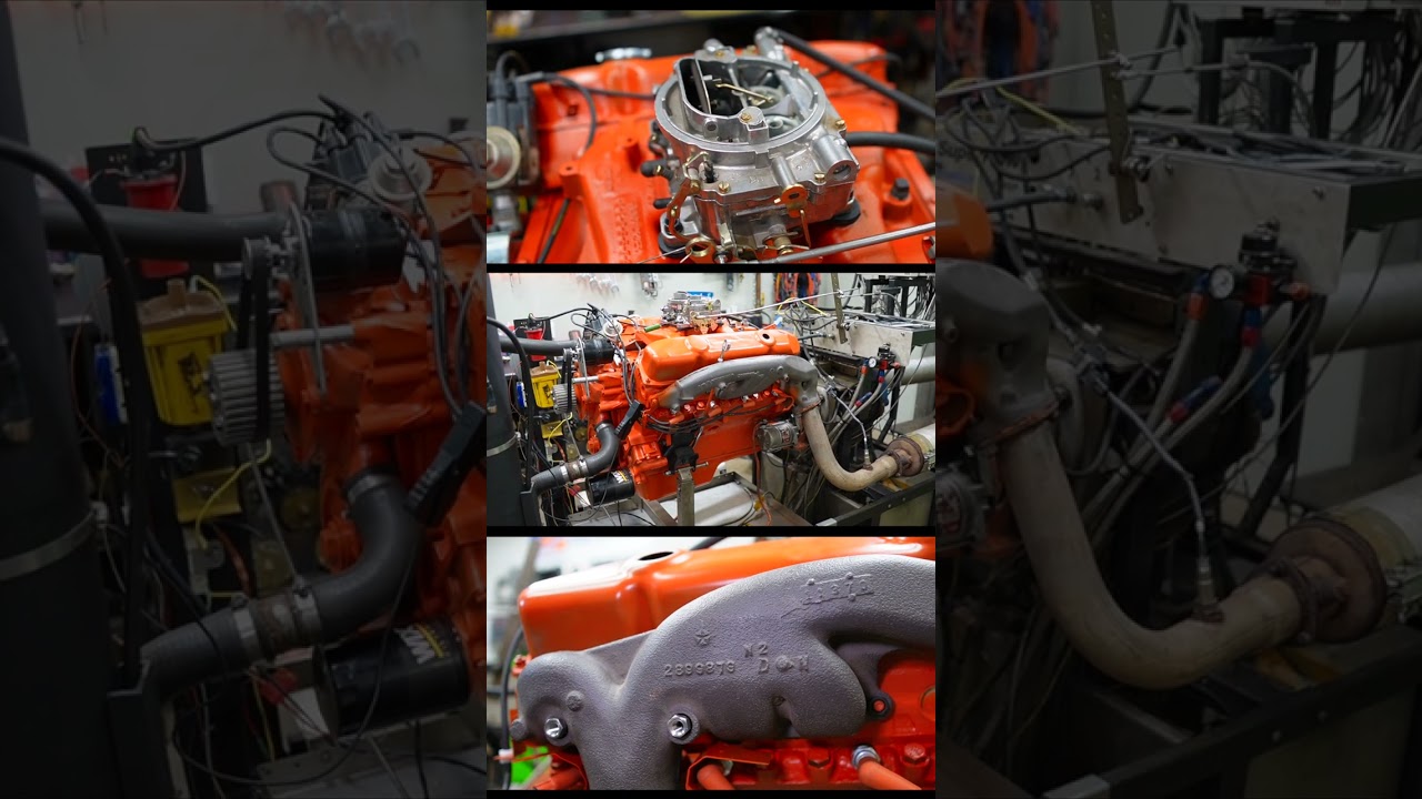California 440 Dyno Tested - Low Compression Muscle Engine #shorts