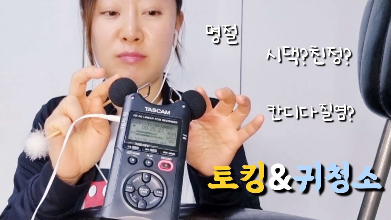 토킹 & 귀청소 | 오늘의 토킹태그(명절,시댁,친정,칸디다질염?,면역,휴무가좋다) 