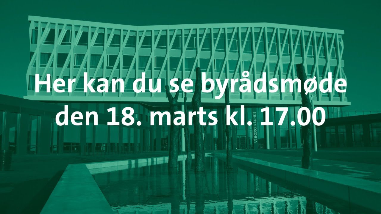 Byrådsmøde den 18. marts 2020