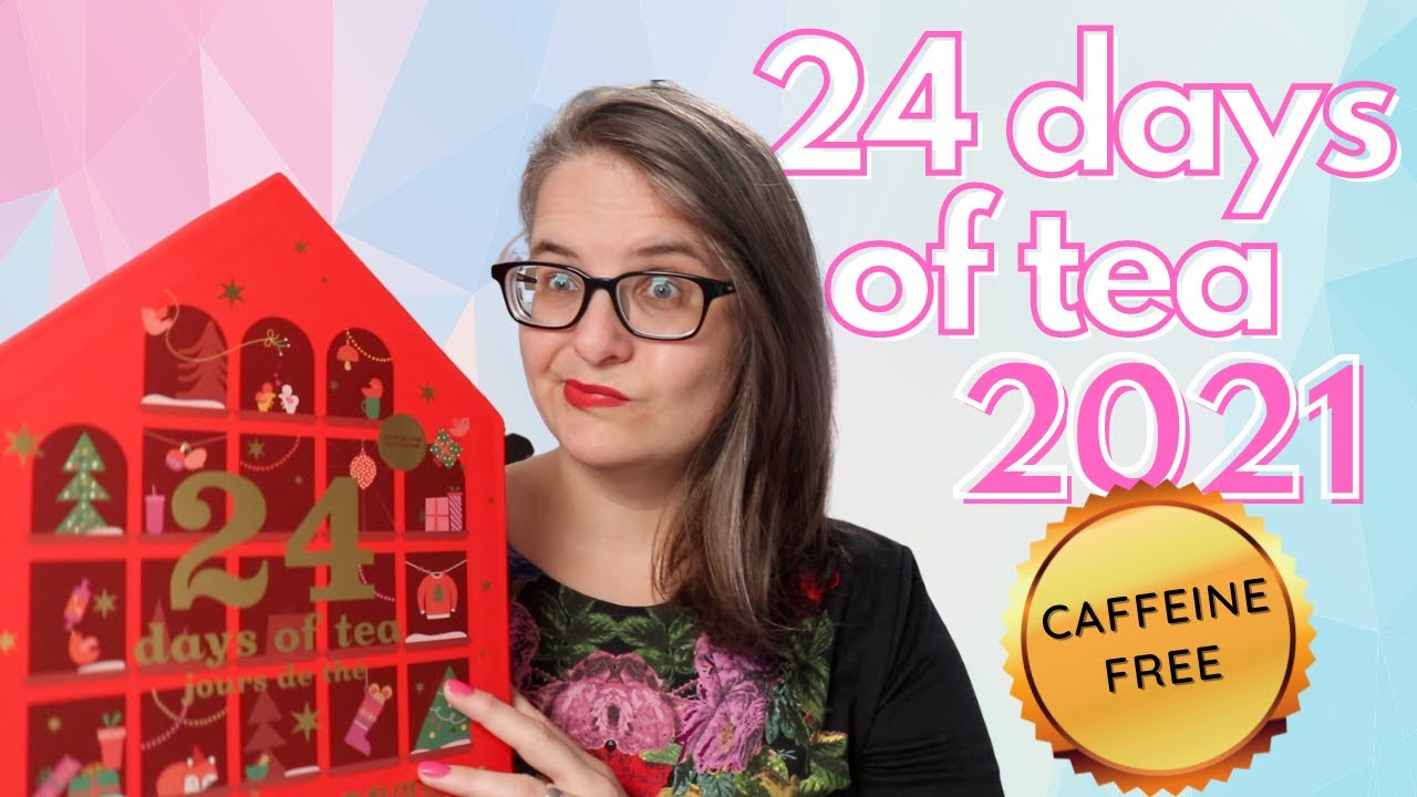DAVIDsTEA 24 days of tea CAFFEINE FREE advent calendar 2021w/ SPOILER ALERT!