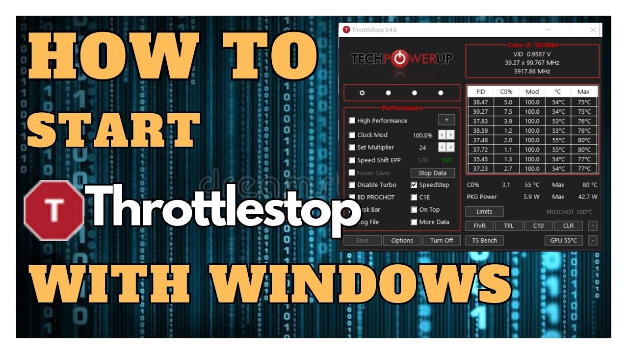 Как автоматически запустить Throttlestop в Windows... #throttlestop #undervolt #gaming