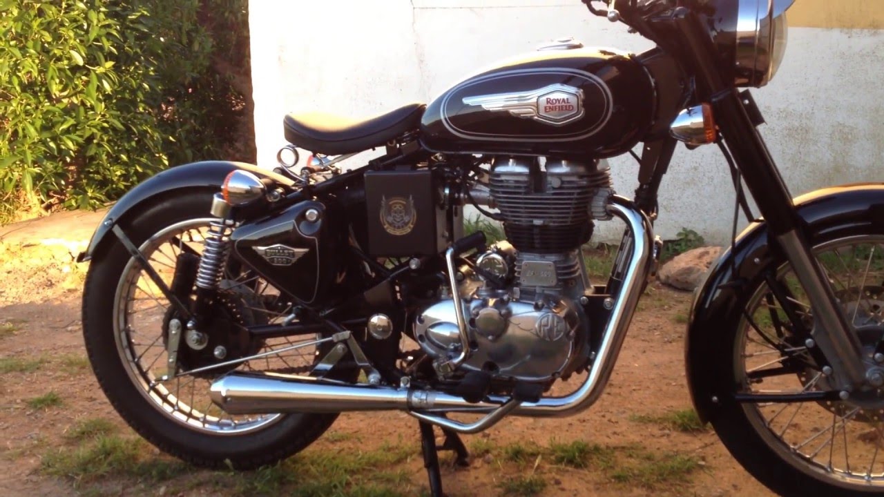 Royal Enfield Bullet 500 B5 rear bob mod